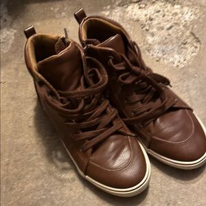 Boys CAT & JACK Brown High-Top Sneakers